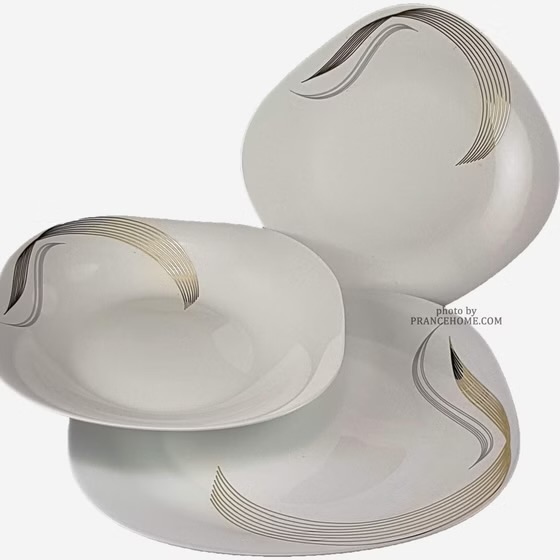 سرویس ارکوپال ۲۶ پارچه طرح شمل طلایی