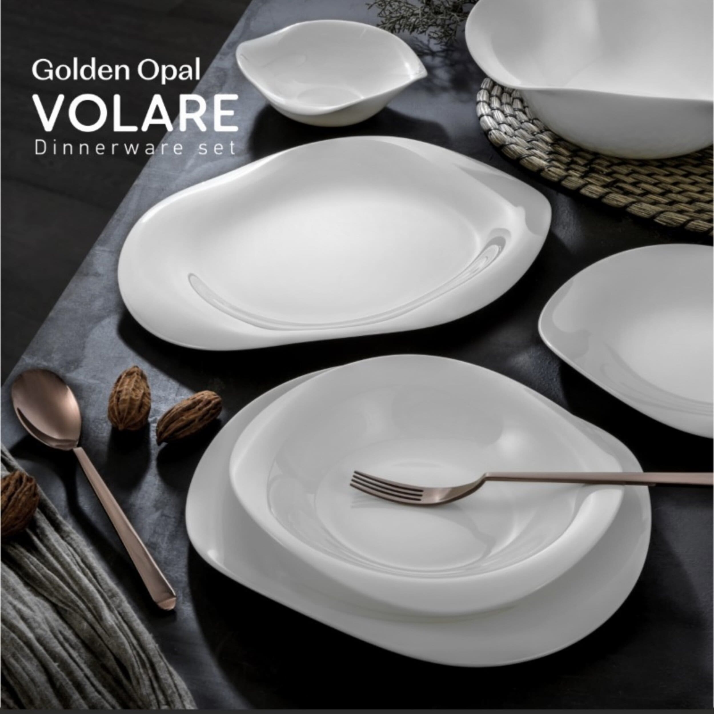 سرویس ارکوپال ۲۶ پارچه گلدن اپال مدل ولاره